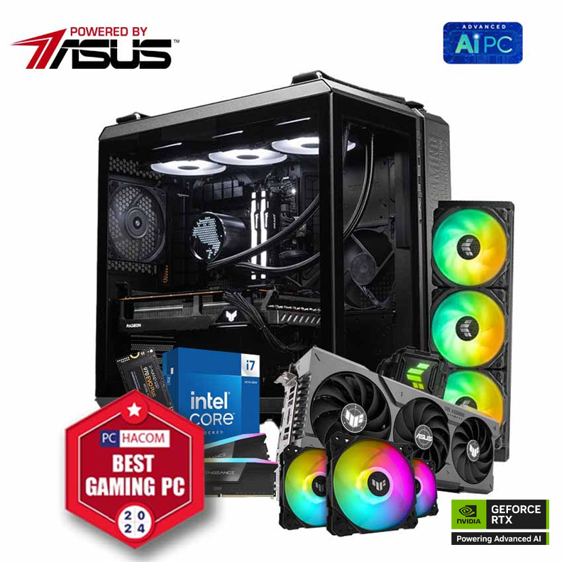 HACOM APOLLO i15 (i7 14700K/Z790/32G RAM/RTX 4070Ti Super /1000W) ( POWER BY ASUS )