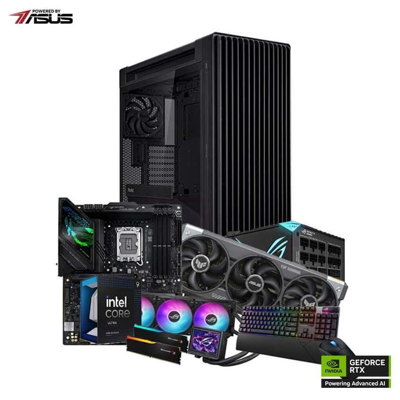 PC HACOM x ASUS  FLAGSHIP 001 POWERED BY ASUS ( Core Ultra 9 285K /VGA RTX 5080 / Gaming Gear )
