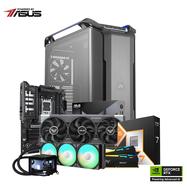PC HACOM x ASUS PRO MAX TUF ( AMD Ryzen 9950X / VGA RTX 5090 TUF  ) POWERED BY ASUS