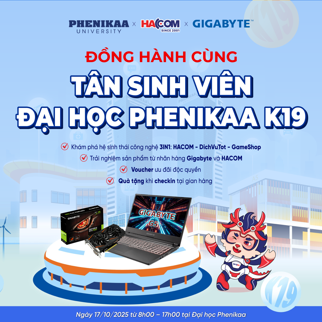 HACOM x GIGABYTE - Tân sinh viên Đại học Phenikaa - Ảnh 2