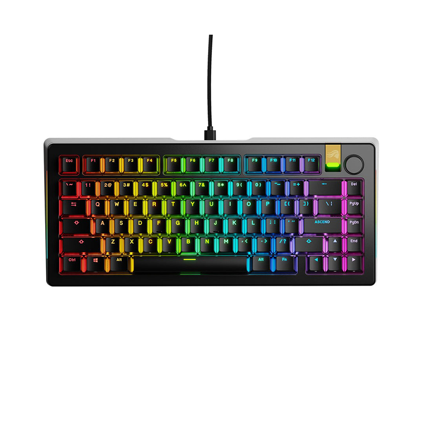 Bàn phím Glorious GMMK 3 HE 75% Prebuilt Wired Black