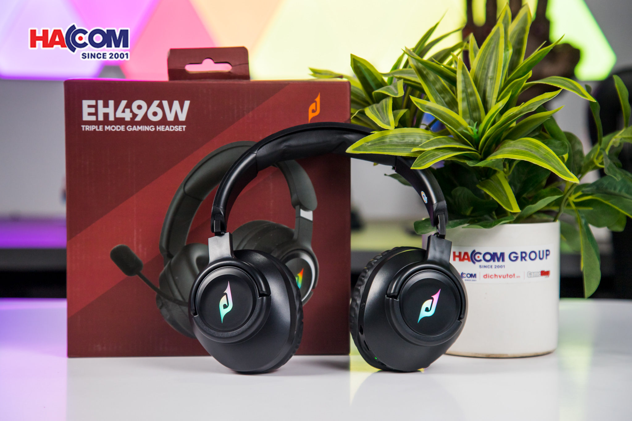 Tai nghe không dây Gaming EDRA EH496W (Black) 4