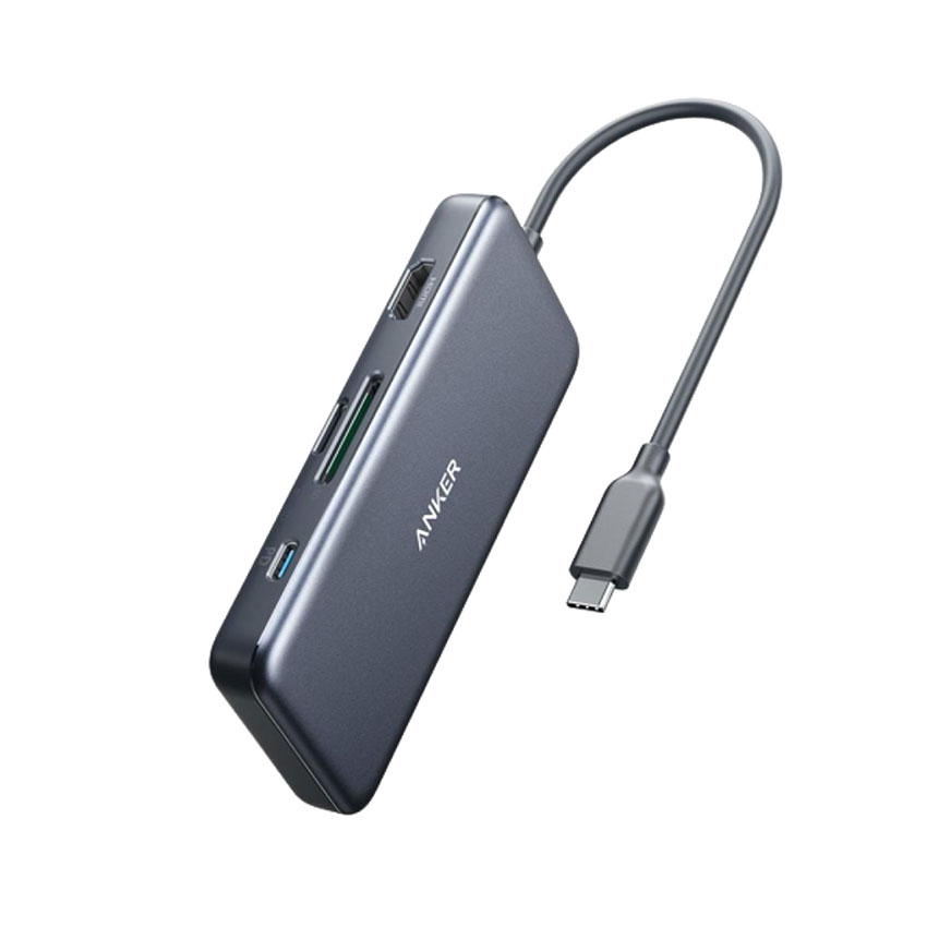 Bộ chuyển đổi 7 trong 1 USB-C to HDMI, USB A, Type C Anker A8346HA1