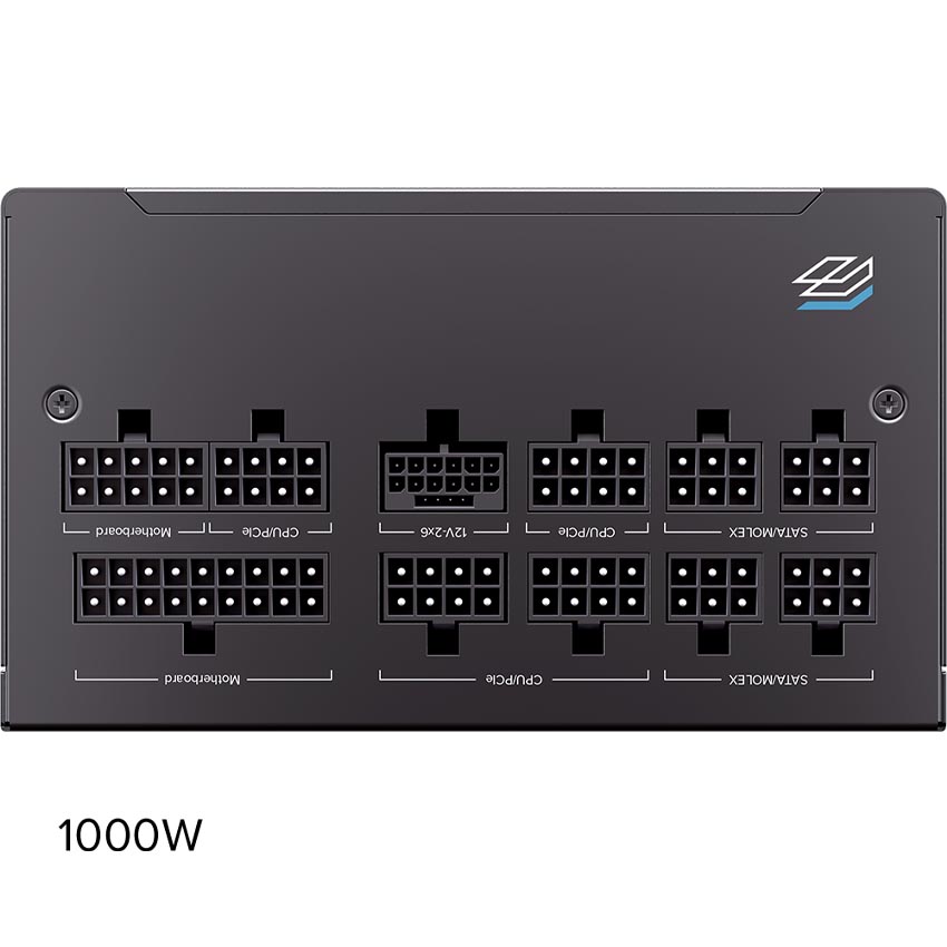 Nguồn máy tính EINAREX AXIS NEXUS Lite 1000W (CYBENETICS Gold/PCIE5/Full Modular) - Hình 3