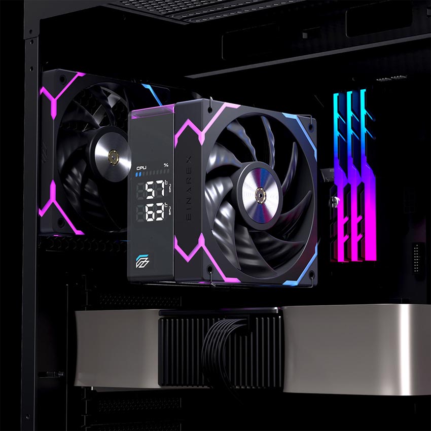 Tản nhiệt khí EINAREX GLIDE G100 Black - Hình 2