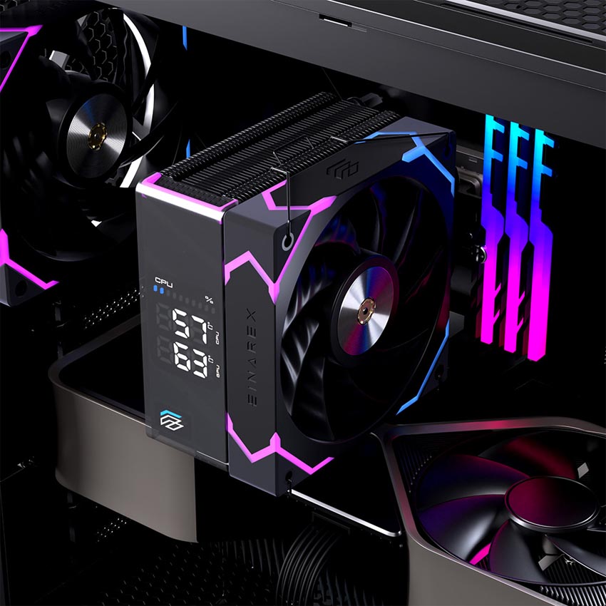 Tản nhiệt khí EINAREX GLIDE G100 Black - Hình 4