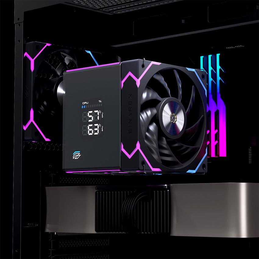 Tản nhiệt khí EINAREX GLIDE G300 Black - Hình 8