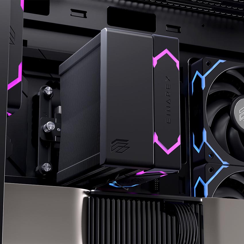 Tản nhiệt khí EINAREX VENTUS V100 Black - Hình 5