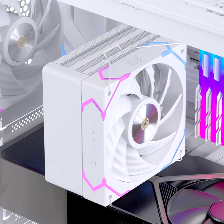 Tản nhiệt khí EINAREX VENTUS V100 White - Hình 6