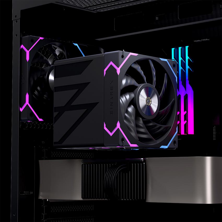 Tản nhiệt khí EINAREX VENTUS V300 Black - Hình 2