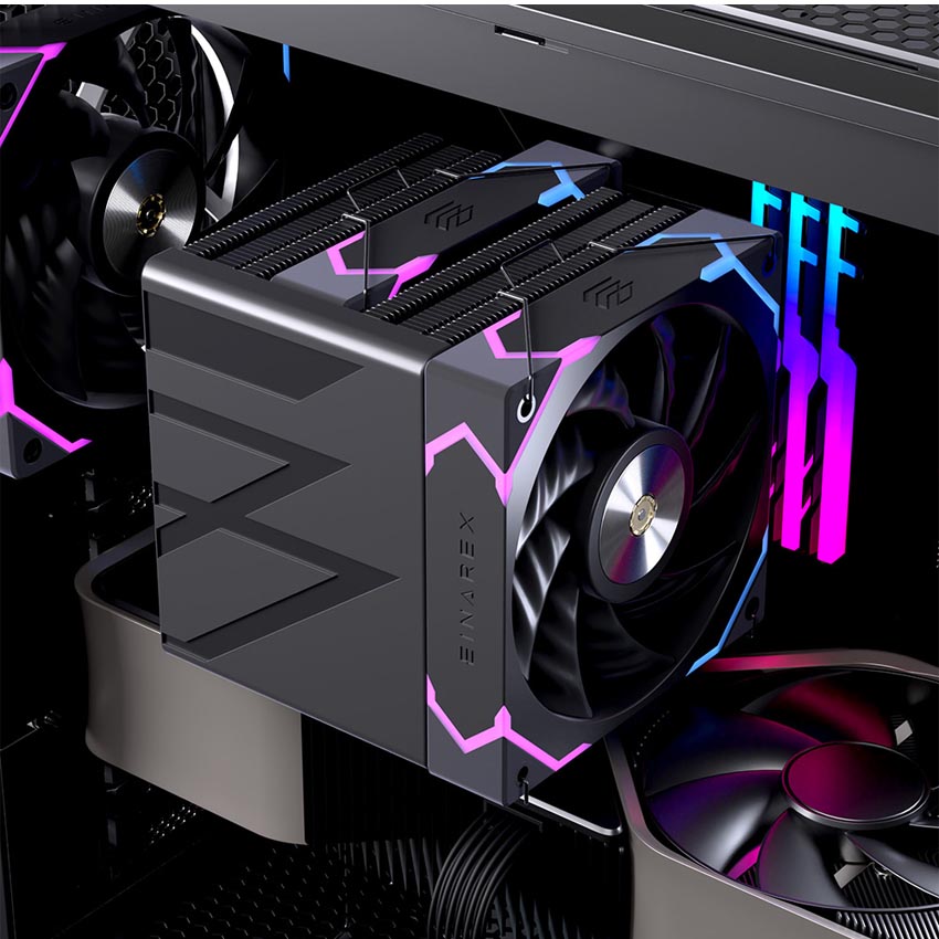 Tản nhiệt khí EINAREX VENTUS V300 Black - Hình 3