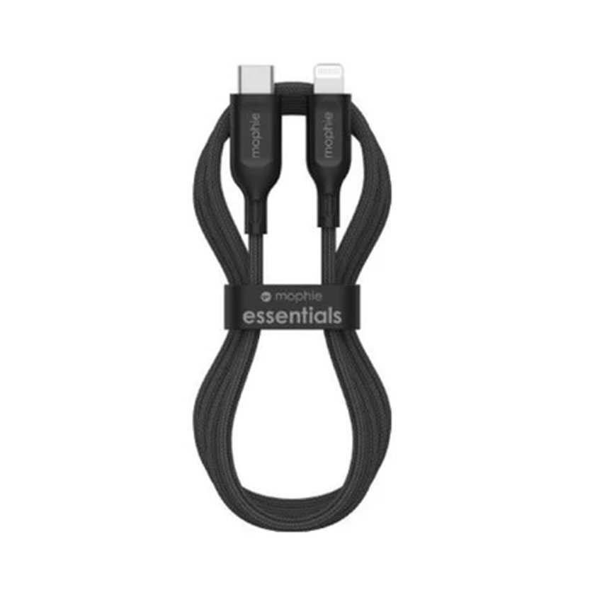 Cáp USB-C to Lightning mophie Essentials 1M Black - 409912244 - Hình 2