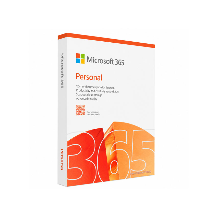 Phần mềm M365 Personal English APAC Subscr 1YR Medialess (EP2-32409) chính hãng