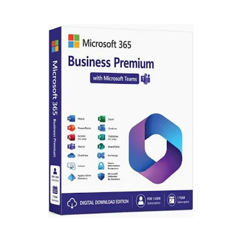 Phần mềm Microsoft 365 Business Premium - Annual - 12 tháng chính hãng