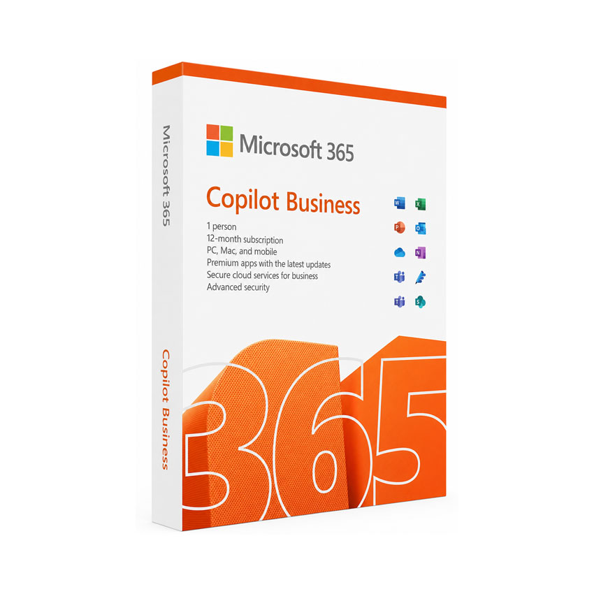 Phần mềm Microsoft 365 Copilot Business - Annual - 12 tháng chính hãng