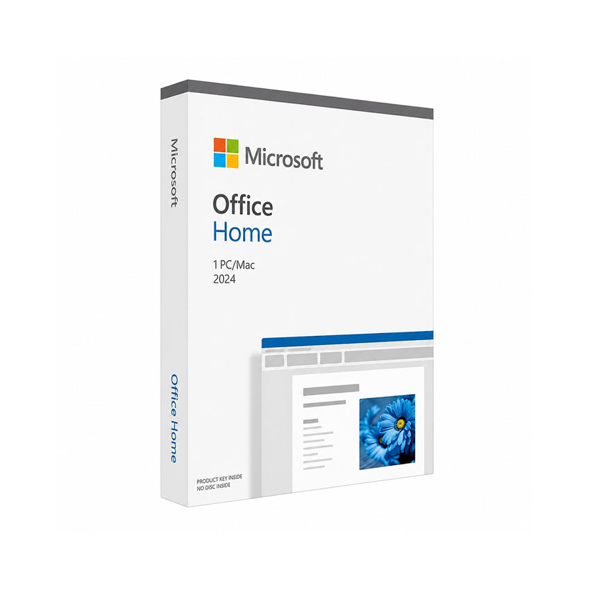 Phần mềm Microsoft Office Home 2024 English APAC EM Medialess (EP2-06811) chính hãng