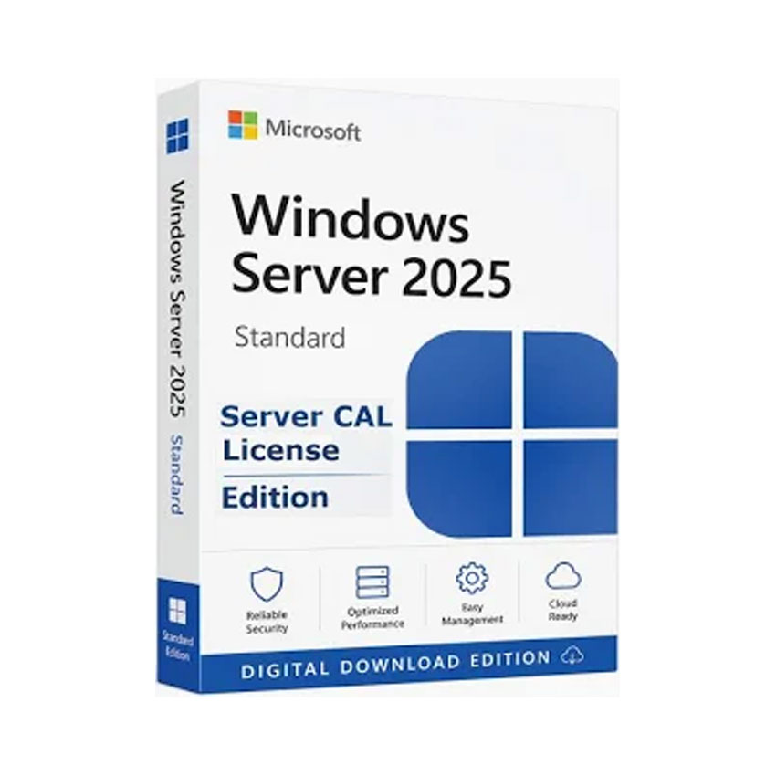Phần mềm Microsoft Windows Server 2025 - 1 Device CAL chính hãng