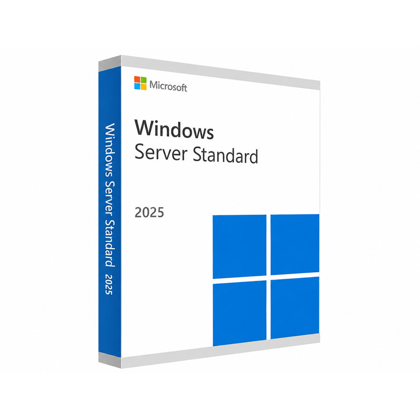 Phần mềm Microsoft Windows Server Standard 2025 64Bit DVD 16 Core (EP2-25187) chính hãng