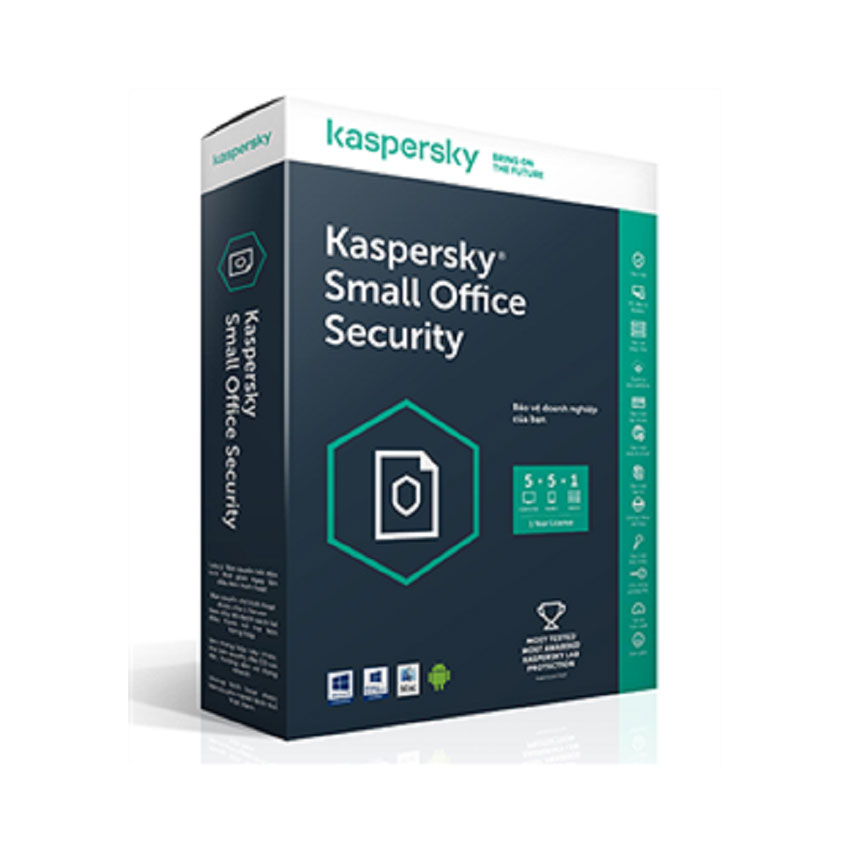 Phần mềm diệt virus Kaspersky KSOS 1 Server+5PC/1Năm chính hãng