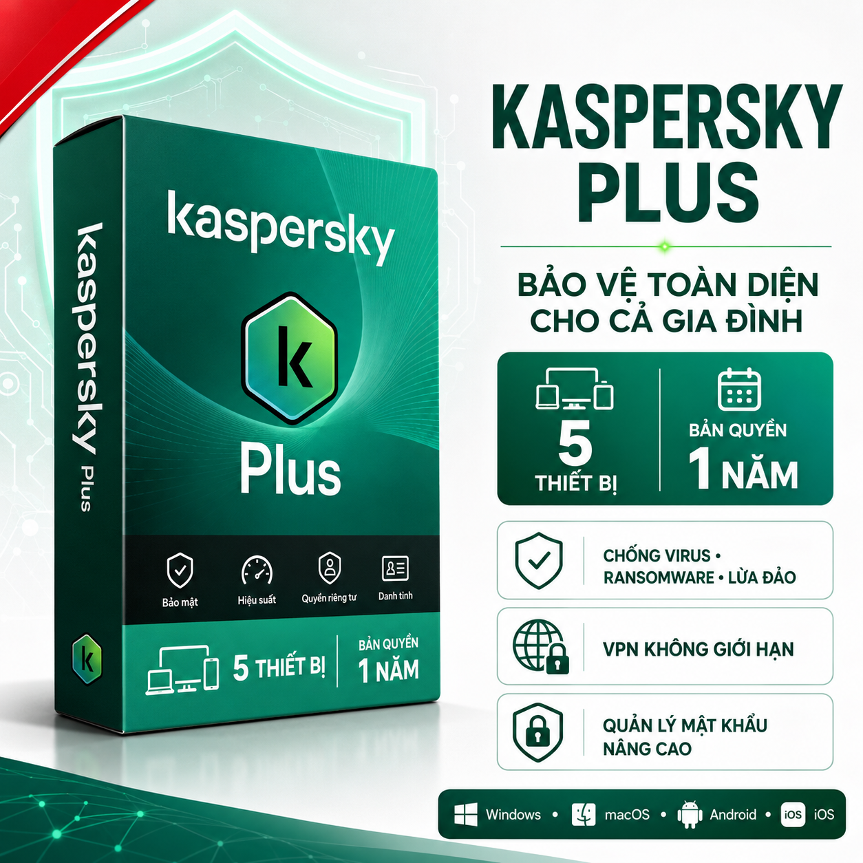 Kaspersky Plus - 5 PC /1Năm - Hình 2