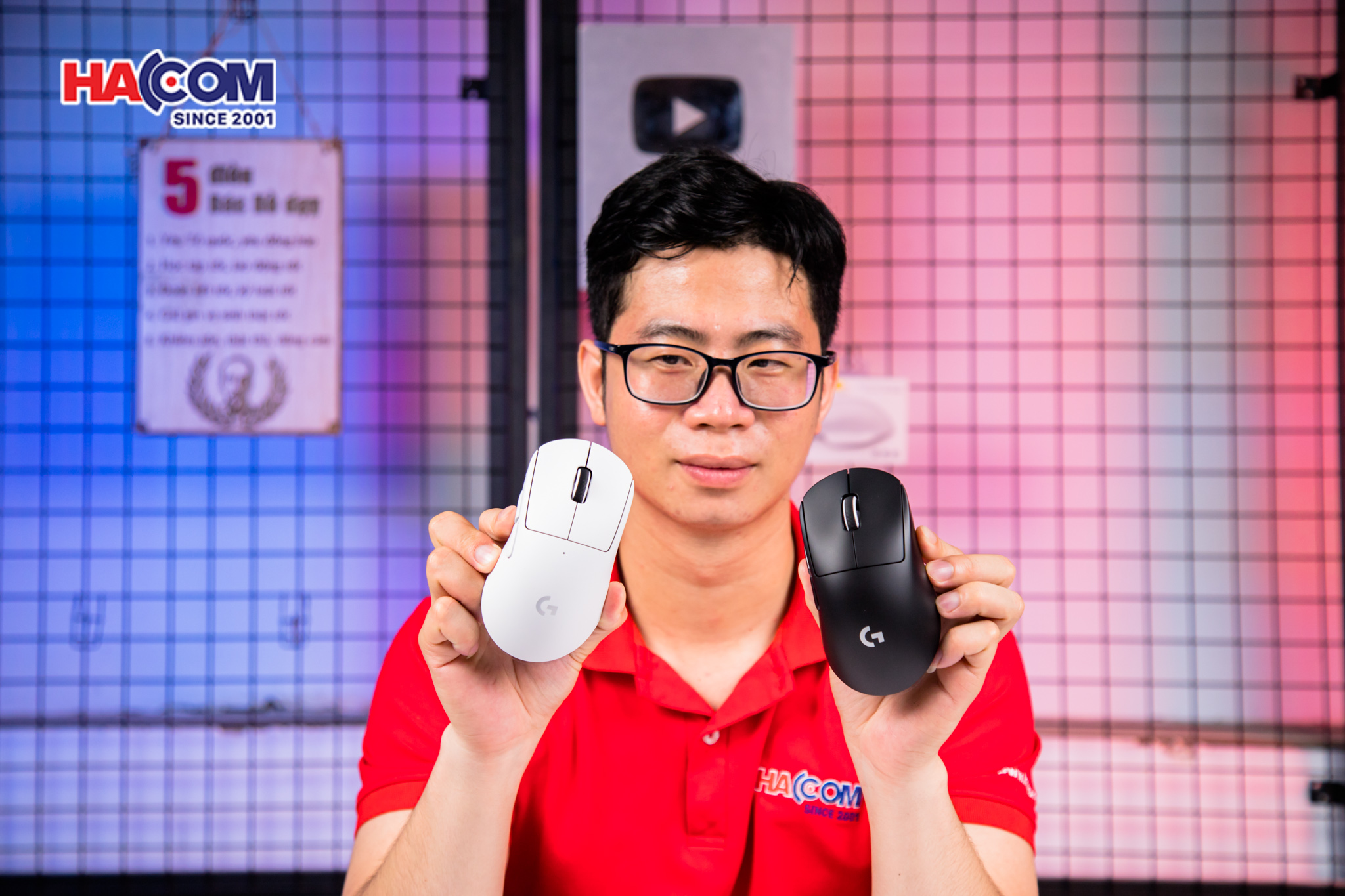 Chuột Gaming không dây Logitech Pro X SuperLight 2 DEX Lightspeed Trắng 6