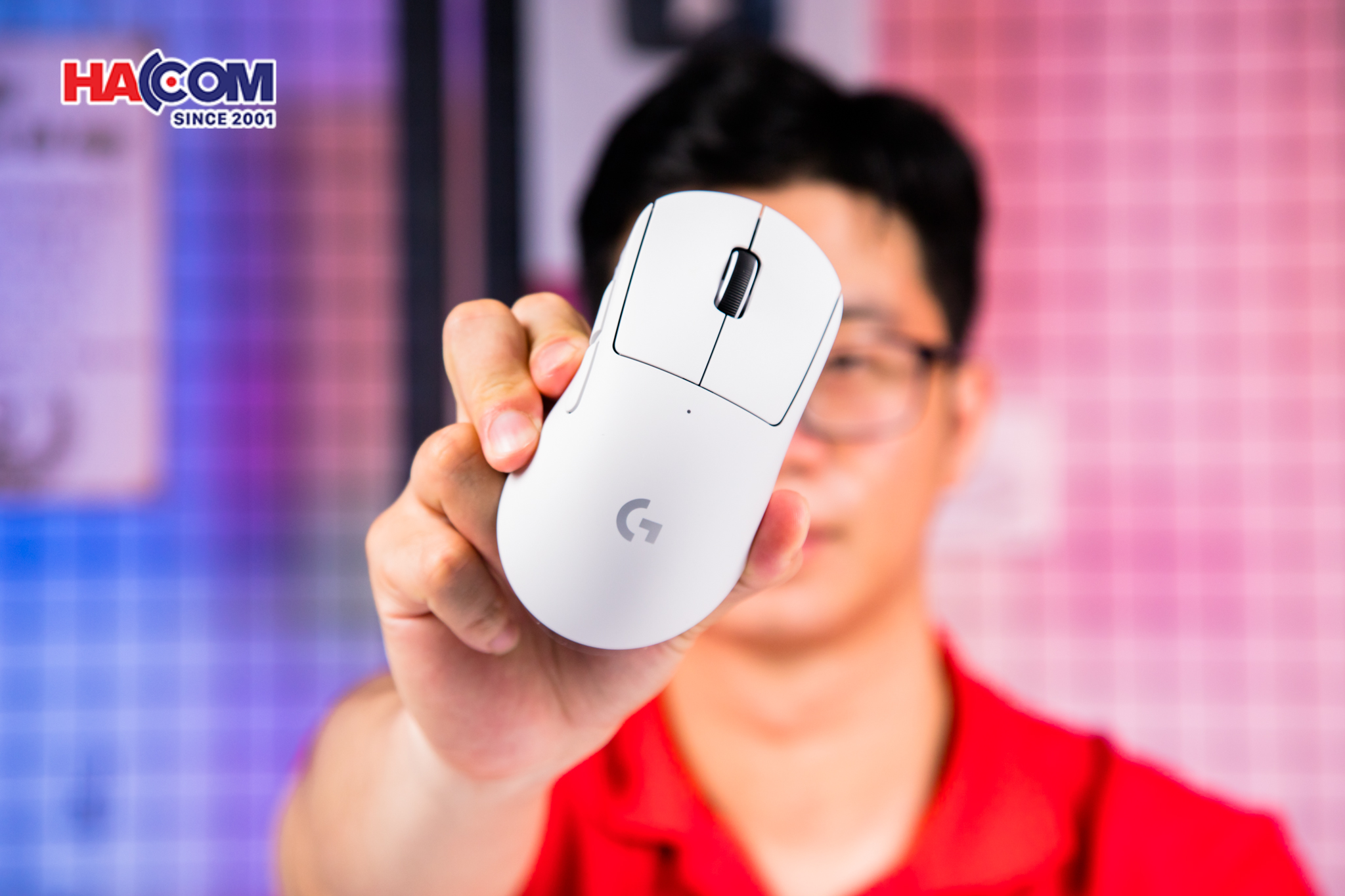 Chuột Gaming không dây Logitech Pro X SuperLight 2 DEX Lightspeed Trắng 7