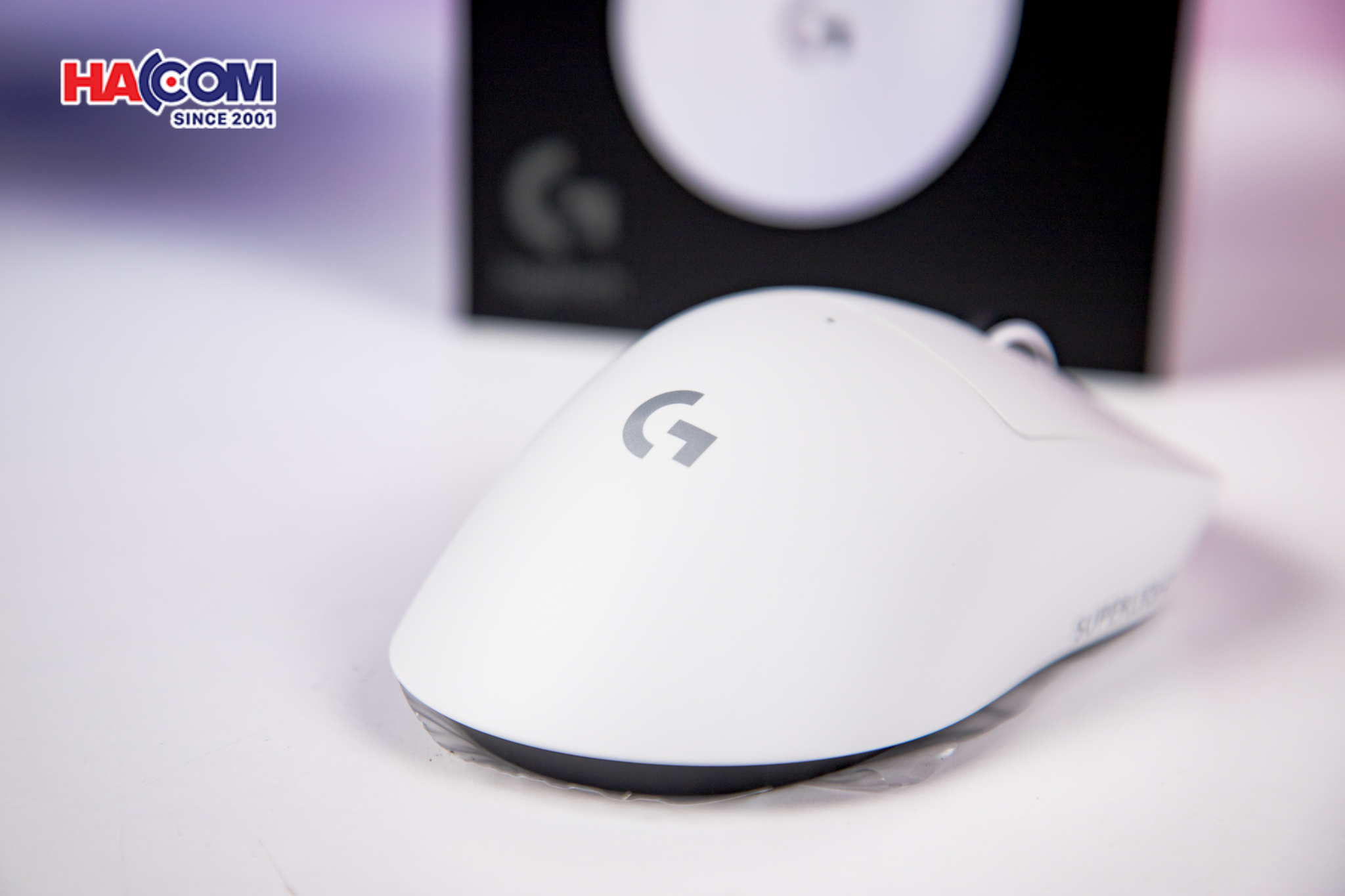 Chuột Gaming không dây Logitech Pro X SuperLight 2 DEX Lightspeed Trắng 12