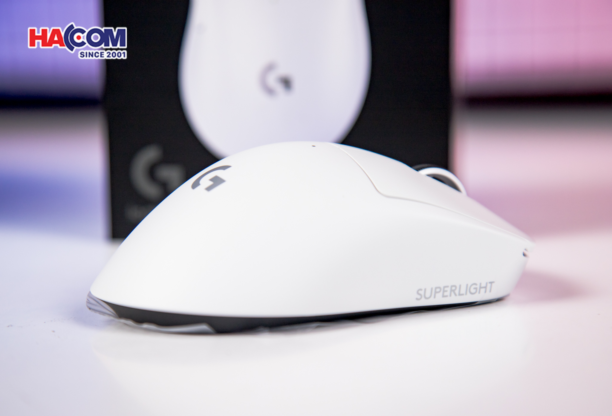 Chuột Gaming không dây Logitech Pro X SuperLight 2 DEX Lightspeed Trắng 13