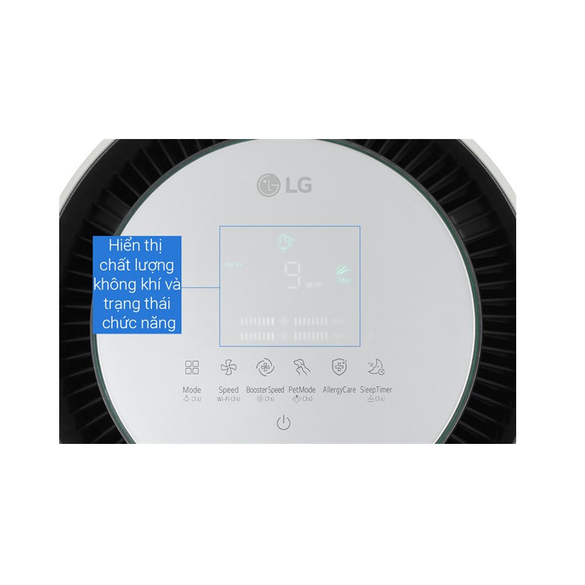 Máy lọc không khí LG Puricare 360 Alpha 1 tầng AS65GDBY0 9