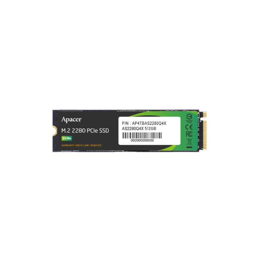 Ổ cứng SSD Apacer AS2280Q4X 512GB – M.2 2280 PCIe Gen4 x4 (Đọc 4500MB/s - Ghi 2500MB/s) - (AP512GAS2280Q4X-1)
