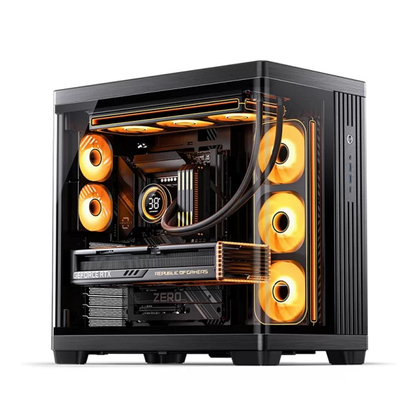 Vỏ case JONSBO TK-4 Black (ATX/0 fan)