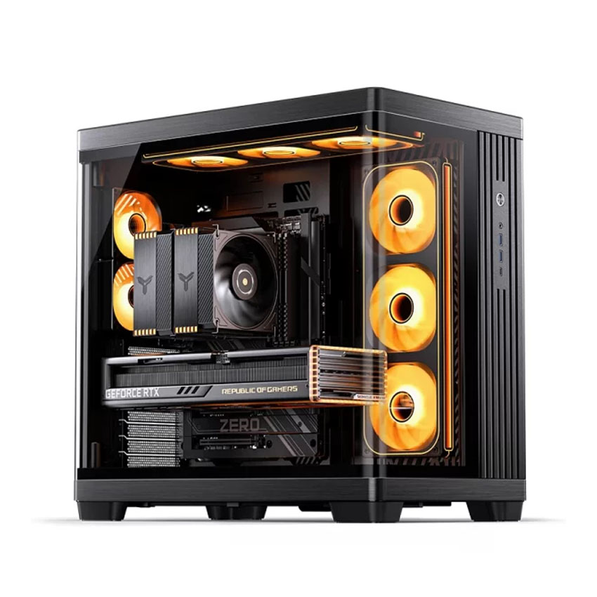 Vỏ case JONSBO TK-4 Black (ATX0 fan) 3