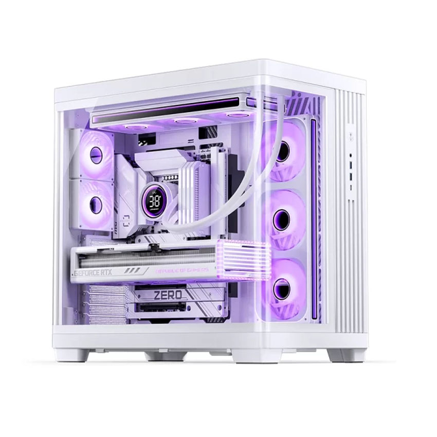 Vỏ case JONSBO TK-4 White (ATX/0 fan)
