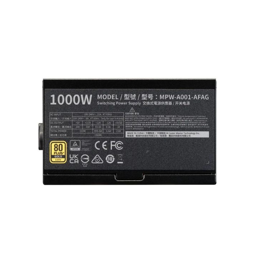 Nguồn máy tính Cooler Master Elite Gold 1000 - 1000W (80 plus Gold/ATX3.1/Full Modular) - Hình 3