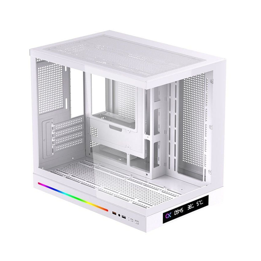 Vỏ case XIGMATEK Cloud M DGT Arctic (mATX/0 Fan/màn hình Digital) - Hình 6