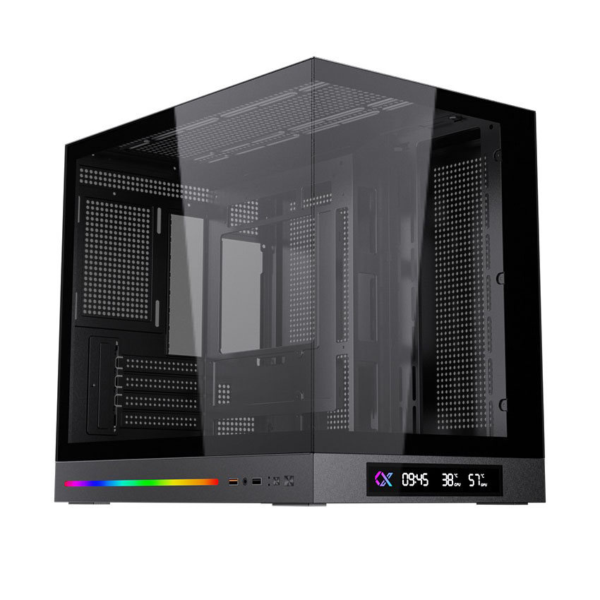 Vỏ case XIGMATEK Cloud M DGT (mATX/0 Fan/màn hình Digital)