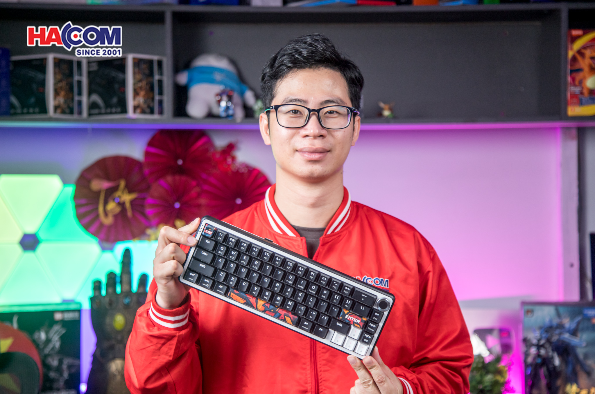 Bàn phím cơ EDRA EK368S (Triple Mode) - Hình 6