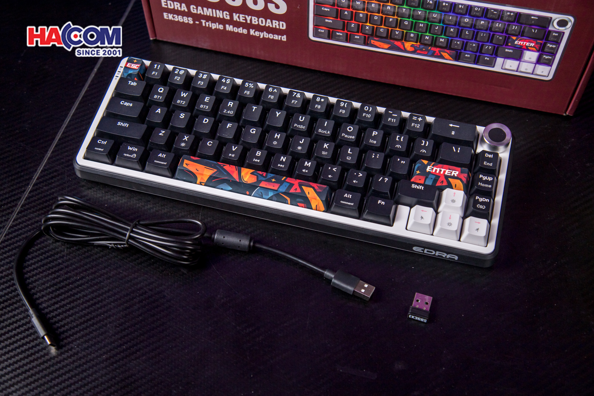 Bàn phím cơ EDRA EK368S (Triple Mode) - Hình 8