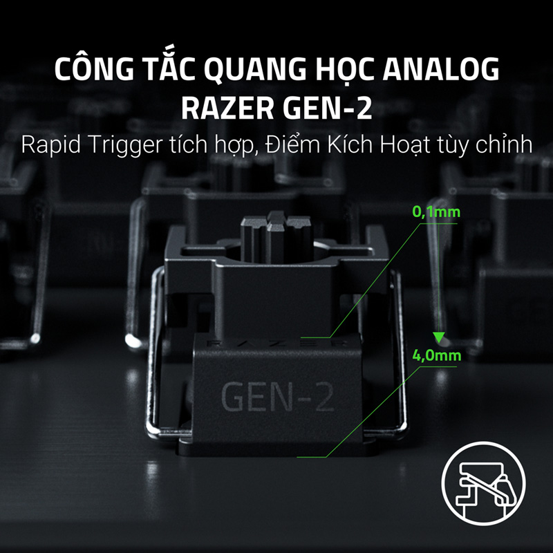ban phim razer huntsman v3 pro tenkeyless 8khz niko edition hacom 4