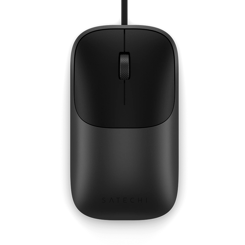 Chuột có dây Satechi Slim LX (Màu Đen) - Hình 1