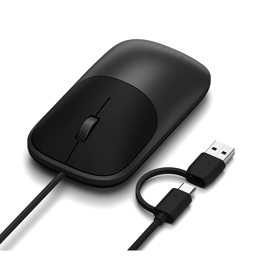 Chuột có dây Satechi Slim LX (Màu Đen) - Hình 2