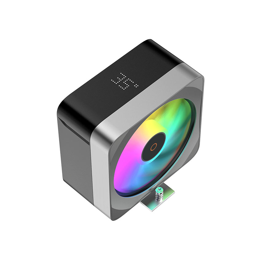 Tản nhiệt khí CPU OCYPUS Delta A40 EX BK ARGB (Hiển thị nhiệt độ, Led Matrix) - Hình 1