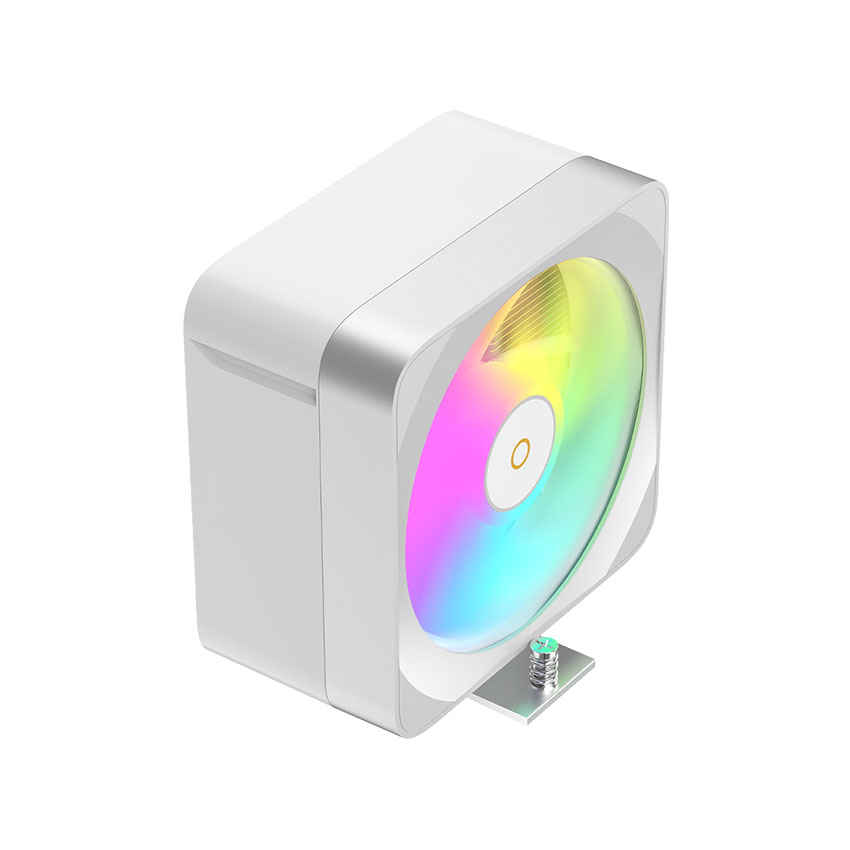 Tản nhiệt khí CPU OCYPUS Delta A40 EX WH ARGB (Hiển thị nhiệt độ, Led Matrix) chính hãng