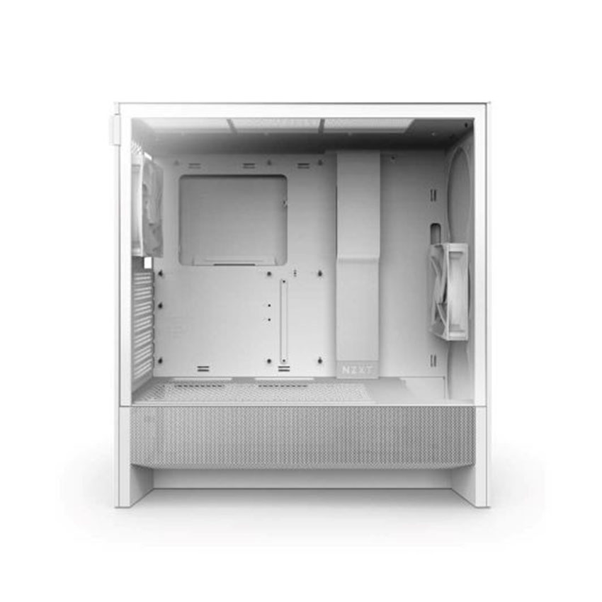 Vỏ Case NZXT H5 FLOW (V2) ALL WHITE (ATX/2 Fan) - Hình 2