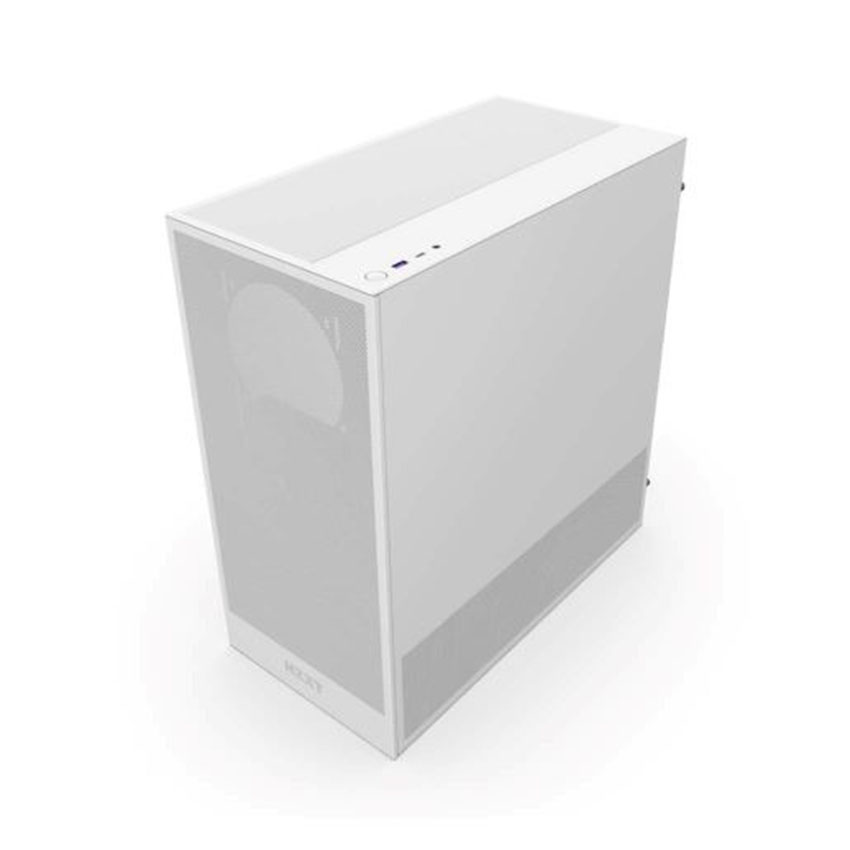 Vỏ Case NZXT H5 FLOW (V2) ALL WHITE (ATX/2 Fan) - Hình 5