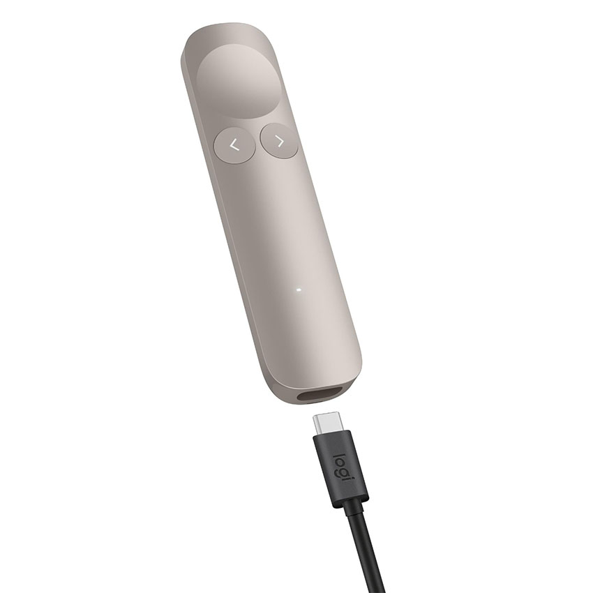Bút trình chiếu Logitech Spotlight 2 màu cát (910-007677) - Hình 5