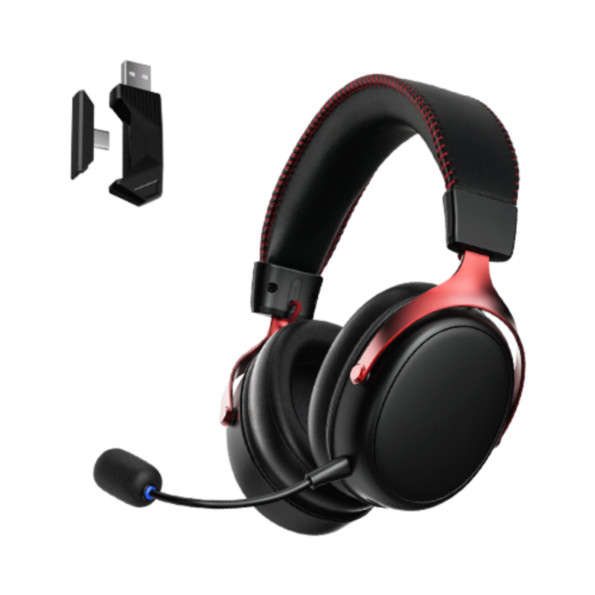 Tai nghe AKKO Verge S9 Ultra (Black & Red) chính hãng