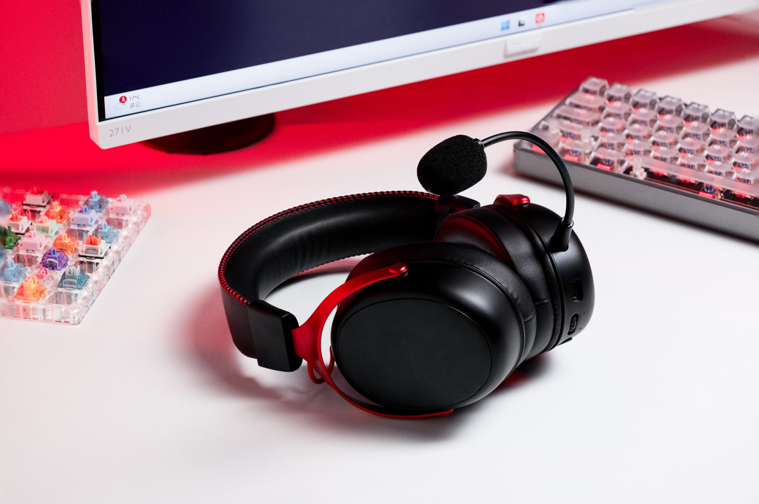 Tai nghe AKKO Verge S9 Ultra (Black & Red) - Hình 2