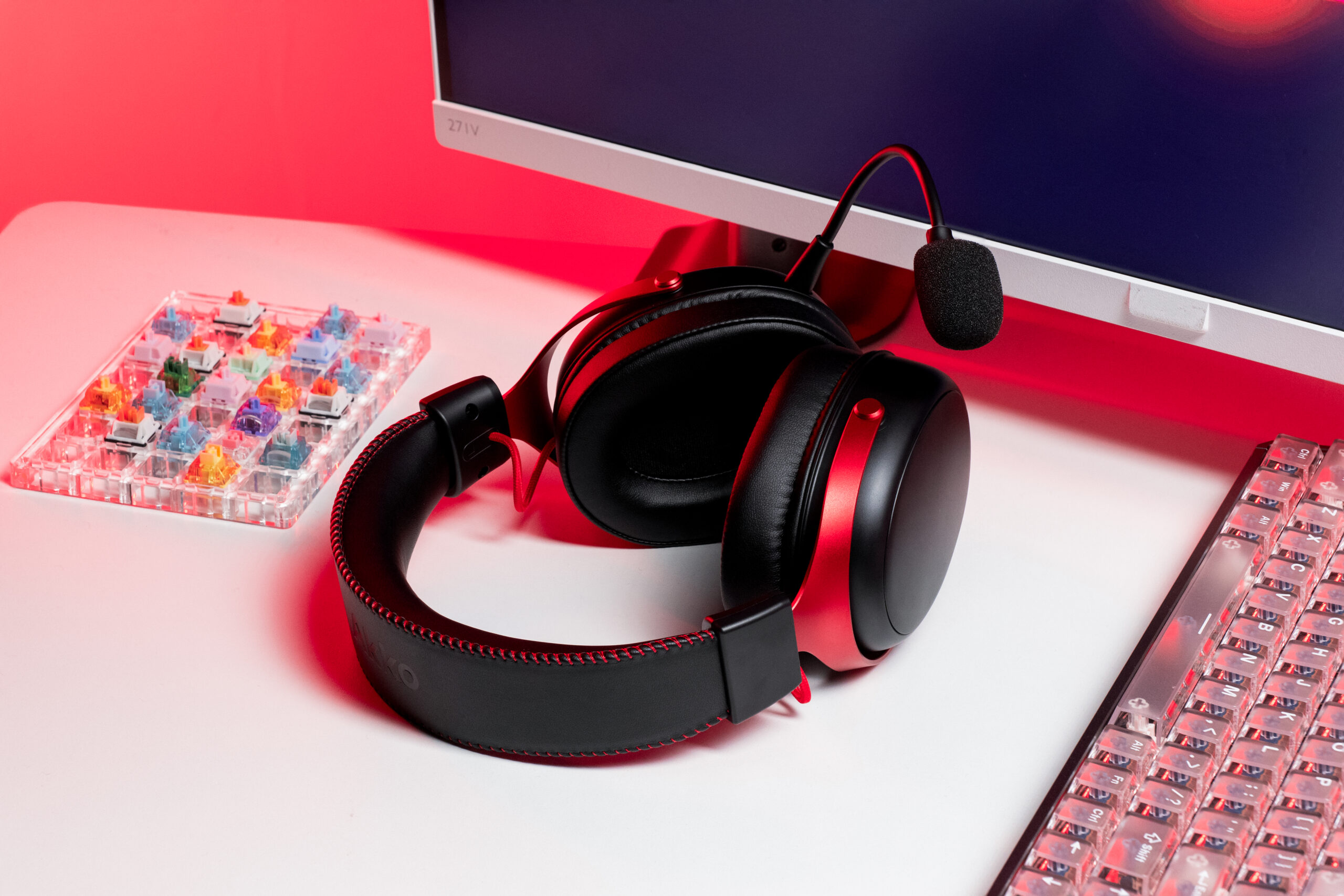 Tai nghe AKKO Verge S9 Ultra (Black & Red) - Hình 4