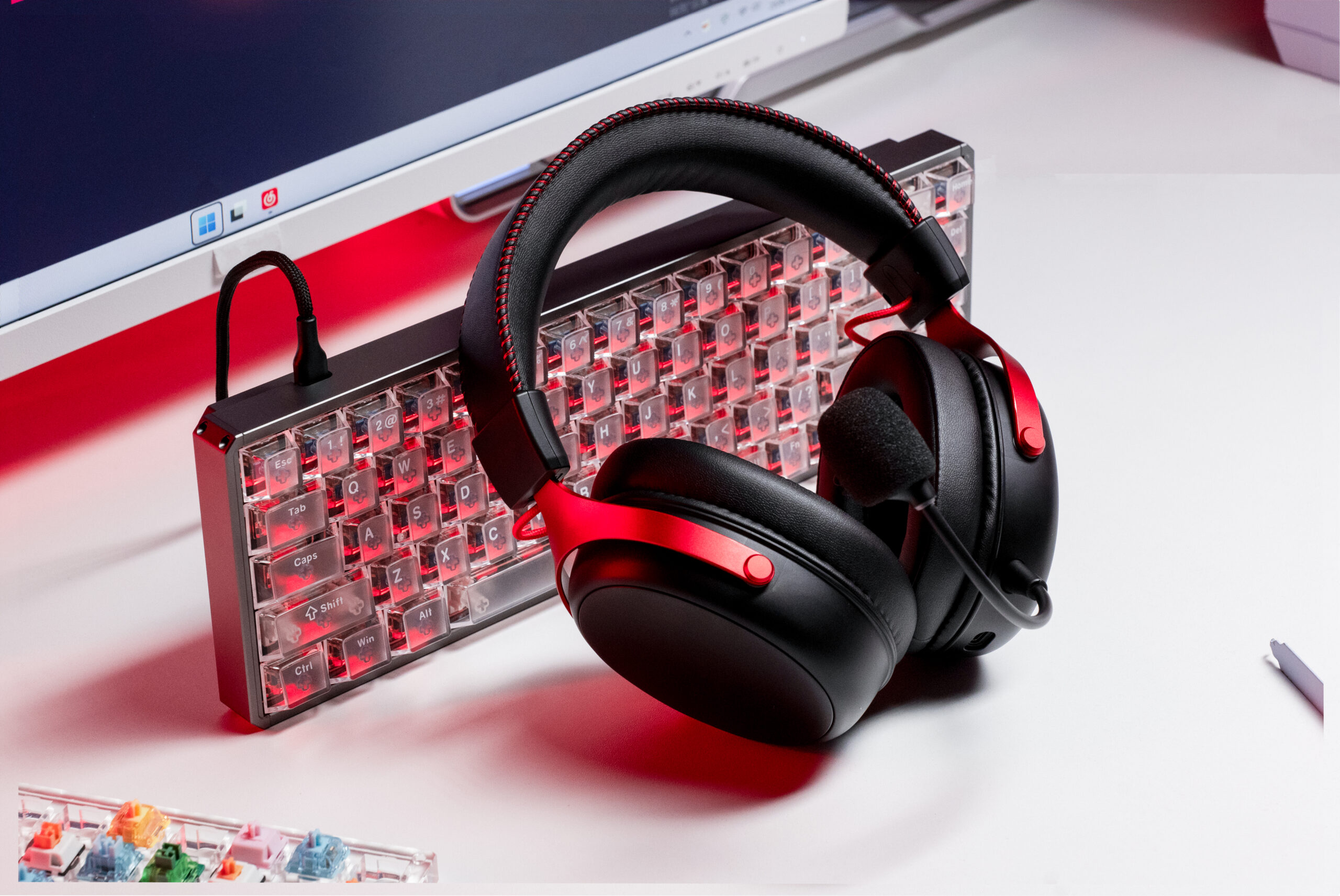 Tai nghe AKKO Verge S9 Ultra (Black & Red) - Hình 5